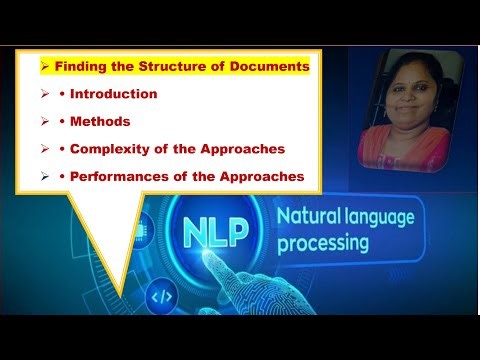 1 . FINDING THE STRUCTURE OF THE DOCUMENTS Introduction