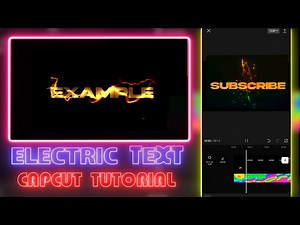 How to Make ELECTRIC TEXT in CapCut | CapCut AMV Tutorial