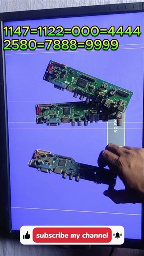 LCD service menu#update code