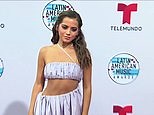 Lovely in lilac! Isabela Merced at Latin American Music Awards