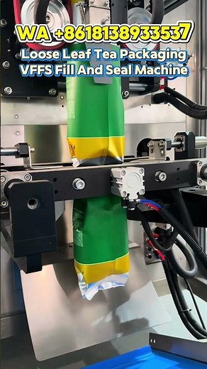 tea packaging machine, gusset pouch 250g 400g packing, tea granule weighing and filling. #machine
