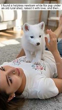 I found a helpless newborn white fox pup under an old rural shed and then...