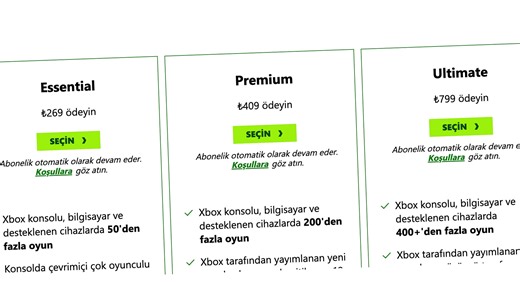 Xbox Game Pass servisinin abonelik ücretlerine zam yapıldı, Türkiye fiyatları da arttı