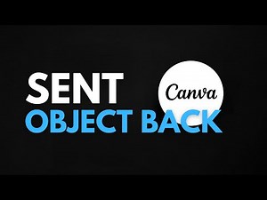 How to Send Objects to Back in Canva (Simple Canva Tutorial for Beginners)