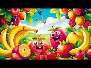 Fun Fruit Chant Song for Kids - Learn Fruit Names with Dance & Rhymes!