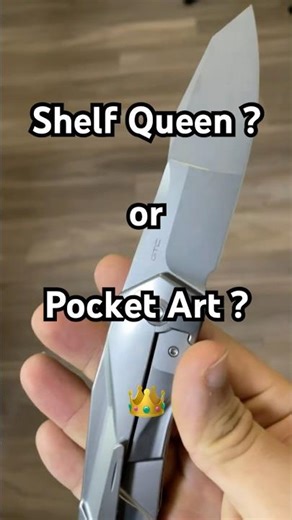 WE Knife Solid - Shelf Queen or Pocket Art? 👑#ShelfQueen #PocketArt #WEKnifeSolid