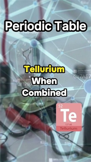 This Element Changes Everything #tellurium #science #shorts