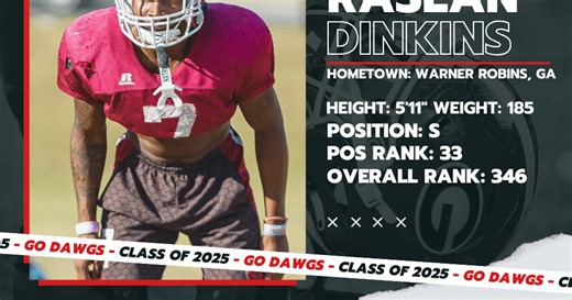 BREAKING: 4-star safety Rasean Dinkins flips commitment from Georgia Tech to Georgia football
