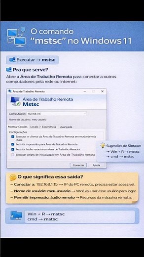 Como acessar ferramenta de acesso remoto no windows 11