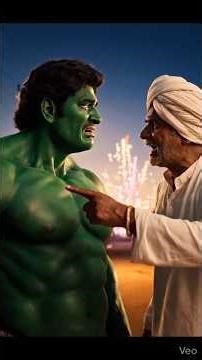 halku ne ki apne bhai ke liye ki fight #hulk #shorts #ai