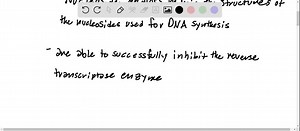 SOLVED:How do nucleoside analogs disrupt the life cycle of the HIV virus?