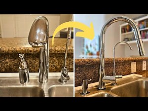 Kraus Oletto Modern Pull-Down Single Handle Kitchen Faucet - Installation & Tutorial