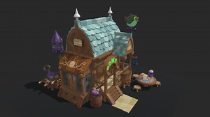 Cartoon House 🏠 - Buy Royalty Free 3D model by YukiTori