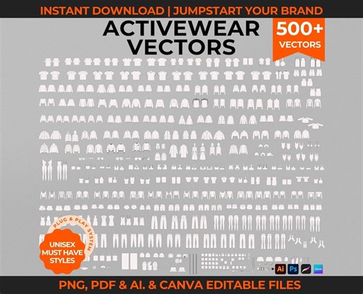 500  Activewear Streetwear Vector Mockup Fashion Tech Pack Template Clothing Vector Fashion Template Fashion Drawing Fashion Vector Hoodie - Etsy