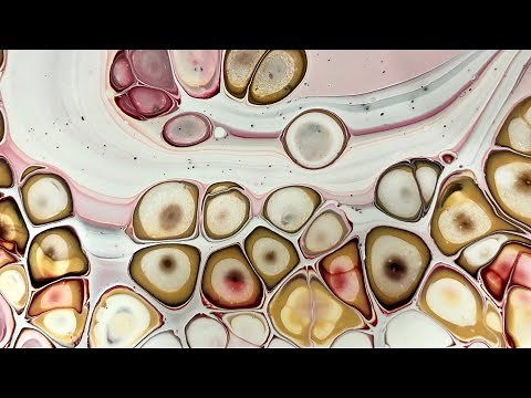 #148. Fluid Acrylic Painting—NO GLUE pouring medium recipe. /fluid art/paint pouring/pouring medium