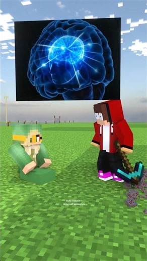 Minecraft But Everything is weird Enderman emerges from underground 😮😮 #minecraftanimation