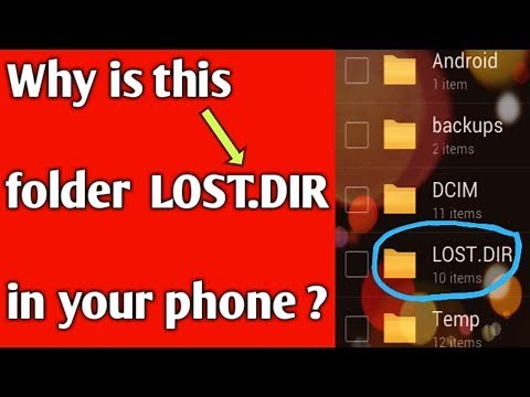 What is LOST.DIR folder in your Android phone ? Can we delete lost Dir folder || ✔