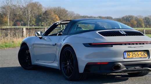 Porsche 911 Targa GTS POV at full speed
