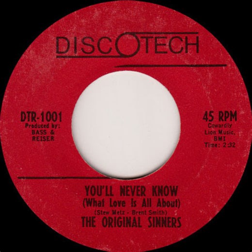 The Original Sinners - You'll Never Know (What Love Is All About)