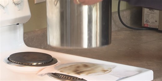Smart burner donation to reduce risk of cooking fires at Veteran Manor in Green Bay