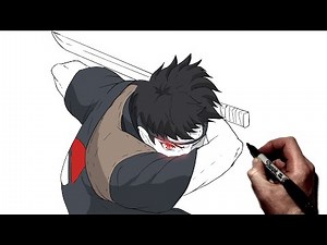 How To Draw Shisui | Step By Step | Naruto