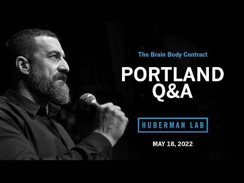 LIVE EVENT Q&A: Dr. Andrew Huberman Question & Answer in Portland, OR