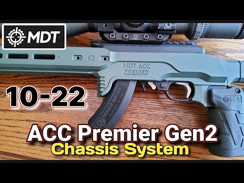 MDT ACC Premier Gen 2 10-22 Chassis - PRP Rubicon Receiver, Green Mountain Barrel, KIDD Trigger