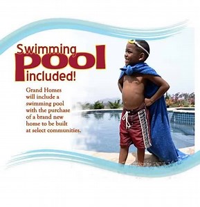 3.3K views · 17 reactions | Let's get splashing! For a limited time Grand Homes will include a pool with your new home-to-be-built! This promotion is only available at select communities but hurry in because this promo doesn't last for very long! | Grand Homes | Facebook