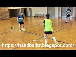 Technical training 10-12 years - throwing and receiving Norwegian school