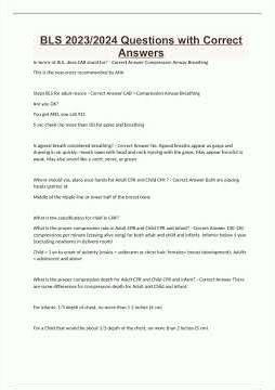 BLS 20232024 Questions with Correct Answers2167