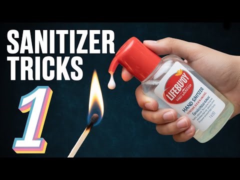 Amazing Hand Sanitizer Experiment 🔥 | Science Trick with Fire Reaction