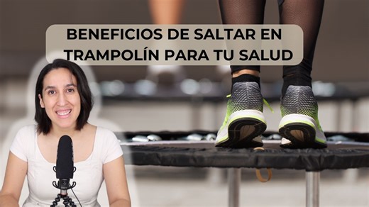 Les comparto más información de los beneficios de saltar en trampolín para tu salud. | XOXO Food Nutrition
