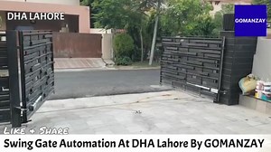67K views · 385 reactions | Swing Gate Automation installation At #DHA #Lahore ,Stay tuned for the next projects! Update Ur Routine Life Style With Comfort. Open Gate With Remote Control Just Sitting In The Car. #AutomaticGates #GateAutomationPakistan Watch Full Video - https://www.youtube.com/channel/UCVVi5zKnMD1FxkB9UvtlruA Call Us : 03476667776 / 03338685830 | Gomanzay Gate Automation | Facebook