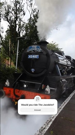 The REAL Harry Potter Steam train (The Jacobite) leaving the station for Hogwarts!