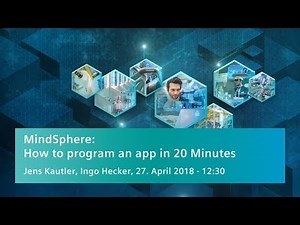 MindSphere: an app in 20 minutes