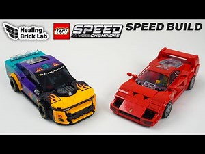 All Lego Speed Champions 2024 August Sets Compilation Speed Build