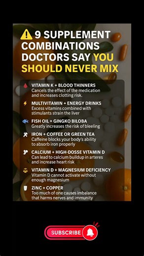 Never Mix These Supplements — Doctors Are Warning Everyone 😳 | Prime Wellness