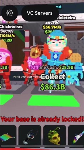 I’ll open the lucky blocks later