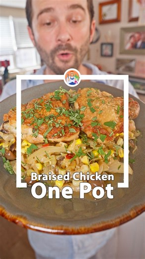 6.7K views · 55 reactions | #onepotmealOne Pot Wonder #001 - Braised Chicken, corn, cabbage and beech mushrooms ‍ Full recipe here: https://open.substack.com/pub/joeycooksfoods/p/one-pot-wonders-braised-chicken-corn?r=35du1w&utm_medium=ios #asmrcooking #one on | joeycooksfoods | Facebook
