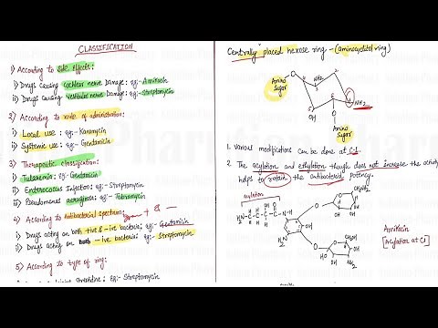 Topic (12) Aminoglycosides Antibiotic (Part 01) | Classification & SAR of Aminoglycoside Antibiotics