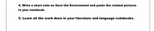 Write a short note on Save the Environment and paste the relate... | Filo