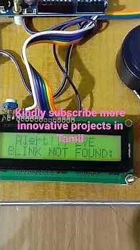 Anti sleep alarm for drivers || Accident avoid using Eye blink sensor