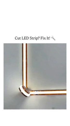 education. on Instagram: "The post features a 14-second video tutorial on repairing a cut LED strip light by trimming excess at marked points, stripping wires, and inserting them into a solder-free connector for reconnection. Posted by @dofar on November 26, 2025, it has amassed over 6.6 million views and 5,300 likes, reflecting widespread interest in practical DIY solutions for common household mishaps. This method aligns with established guides from sources like HitLights, which confirm solder