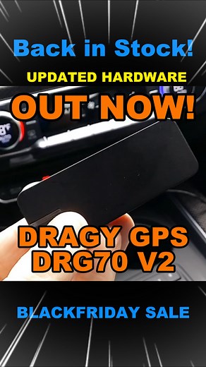 BACK IN STOCK! ⚡ Updated Hardware Dragy DRG70 OUT NOW! Dragy Motorsports GPS Performance Box DRG70 V2 On SALE at $20.00 OFF 🎉 - Ublox 10th Gen High Performance GPS Module (DRG69 the previous model was 8th Gen) - Extremely Low Power Consumption up to an incredible 25 HOURS! - Better Accuracy and Positioning VS Previous Generation Ublox Model - Concurrent Reception of up to 4 GNSS Systems (GPS, GLONASS, GALILEO AND BEIDOU) Monitor your 0-60mph, 60-130mph, 100-200kmh, 1/8 mile, 1/4 mile, 1/2 mile 