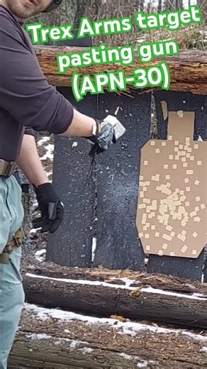 Target Pasting as seen on Trex Arms (APN-30 Label Applicator) #reels #youtubeshorts #target #trex