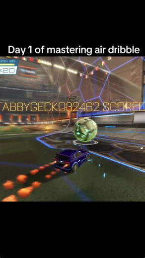 Mastering Air Dribble in Rocket League: Day 1