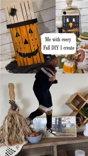 I LOVE FALL CRAFTS!!! Makes my heart happy!! #craftersoftiktok #diyideas #craftideas #crafts #diyhomedecor #fallcrafts #Decoupage #falldiydecor #thediystruggle
