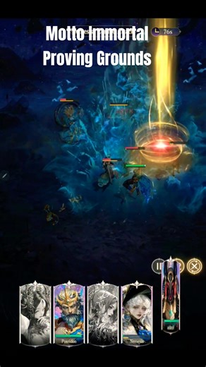 Motto Immortal: Nemesis Combo Attack | Proving Ground #rpg #strategy #gaming