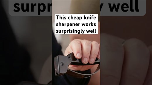 This cheap knife sharpener is surprisingly good