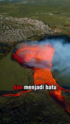 Batu yang Dihasilkan oleh Letusan Gunung Berapi! 🌋🔥 #informatif #faktaunik #fakta